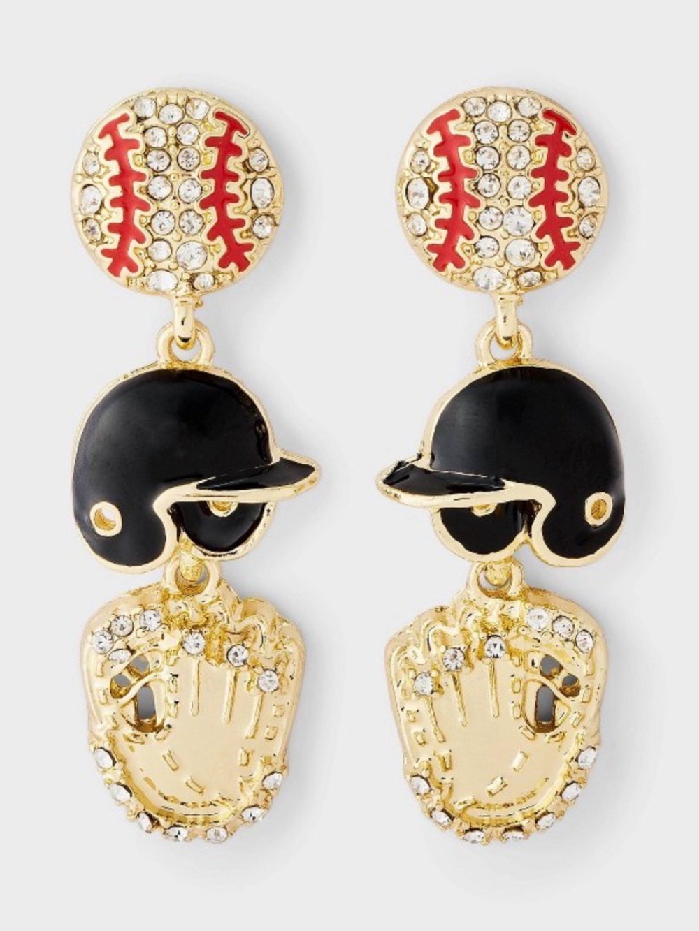 Sugarfix by Baublebar baseball earrings